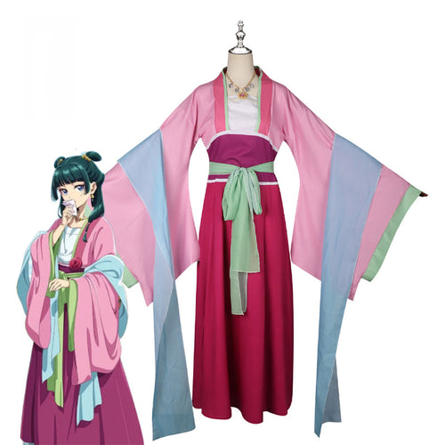 The Apothecary Diaries Maomao Pink Dress Cosplay Costumes
