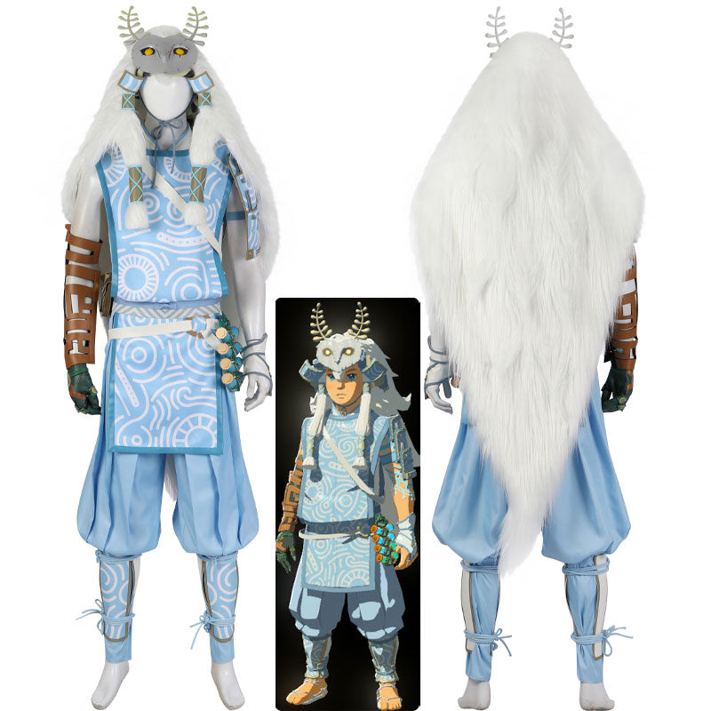 The Legend of Zelda: Tears of the Kingdom link Mystic Set Cosplay Costume