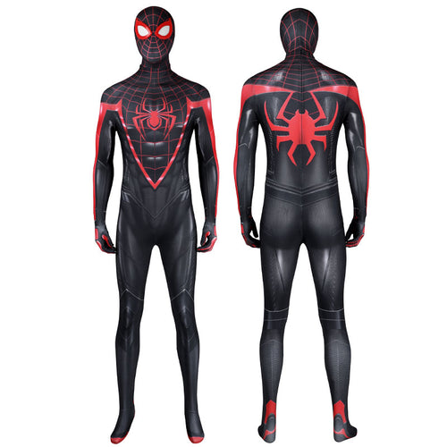 Marvel's Spider-Man 2 Miles Morales Jumpsuit Cosplay Costumes
