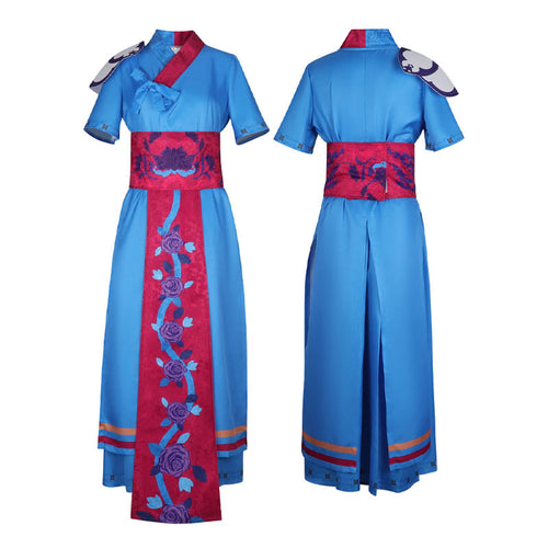 Kpop Demon Hunters The Origin Story Blue Dress Cosplay Costume