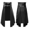 European Style Dark Rock Ash Series Gothic Men's Skirt Halloween Cosplay Costumes