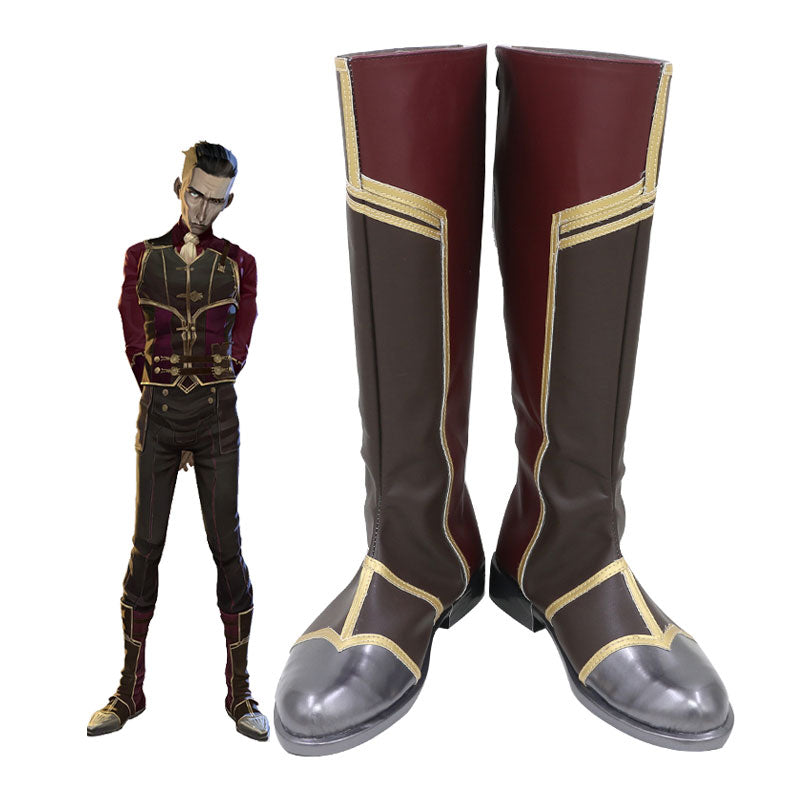 LOL Arcane Silco Cosplay Shoes