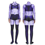 Teen Titans Starfire Jumpsuit Cosplay Costumes