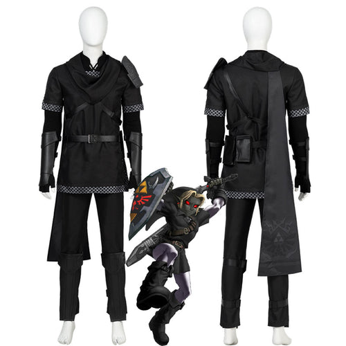 Game The Legend of Zelda: Skyward Sword Dark Link Cosplay Costume