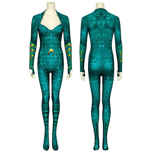 Aquaman 2 Mera Jumpsuit Cosplay Costumes