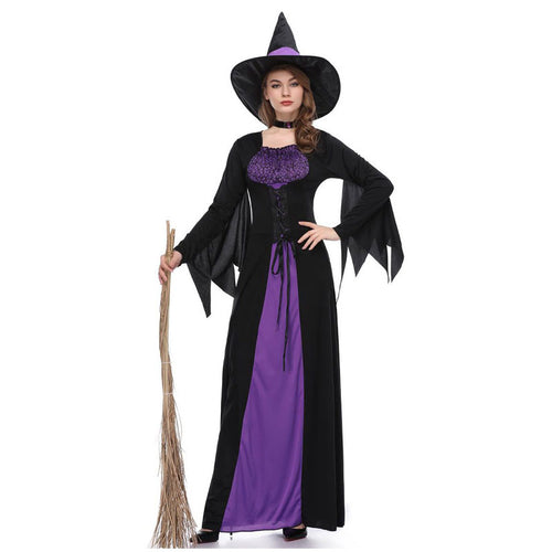 Gothic Vampire Witch Dress Halloween Cosplay Costumes