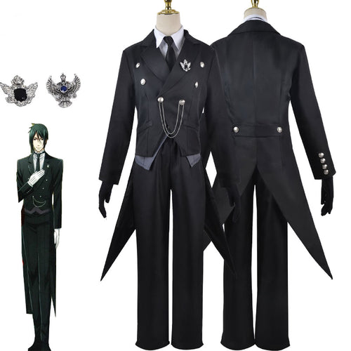 Black Butler Sebastian Michaelis Cosplay Costumes