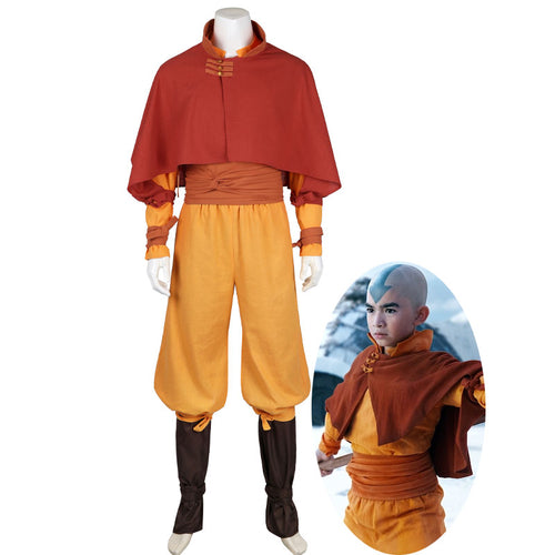 Avatar The Last Airbender 2024:TV Series Aang Cosplay Costume