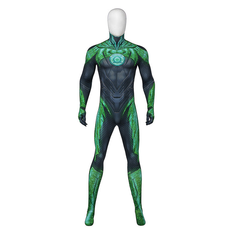 Suicide Squad: Kill the Justice League Green Lantern Jumpsuit Cosplay Costumes