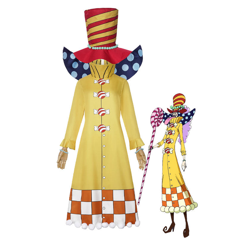 ONE PIECE Kyandi Daijin Charlotte Perospero Cosplay Costume