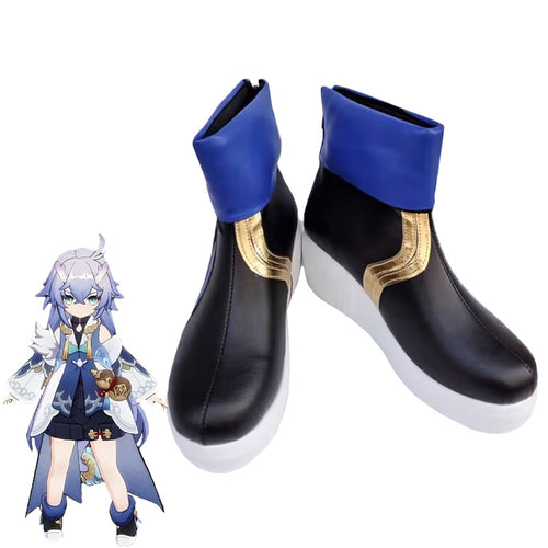 Game Honkai: Star Rail Bailu Cosplay Shoes