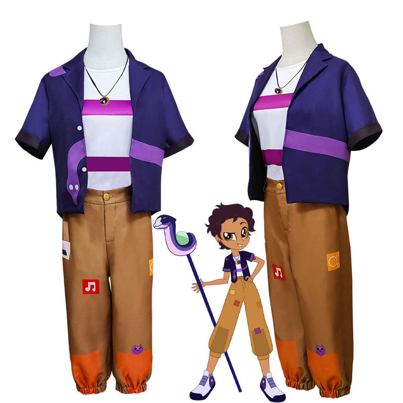 Season 3 The Owl House Roocnie Luz Noceda Outfit Uniform Set for Halloween