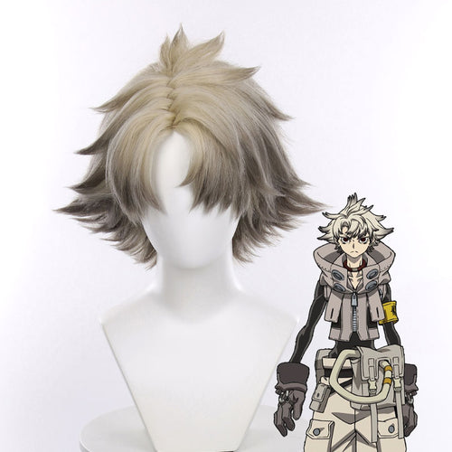 Gachiakuta Rudo Surebrec Khaki Gradient Color Cosplay Wigs