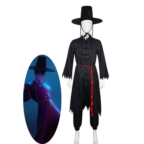 Kpop Demon Hunters The Saja Boys Jinu Demon Combat Suit Cosplay Costumes