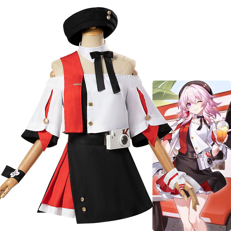 Honkai: Star Rail KFC  March 7th Cosplay Costumes