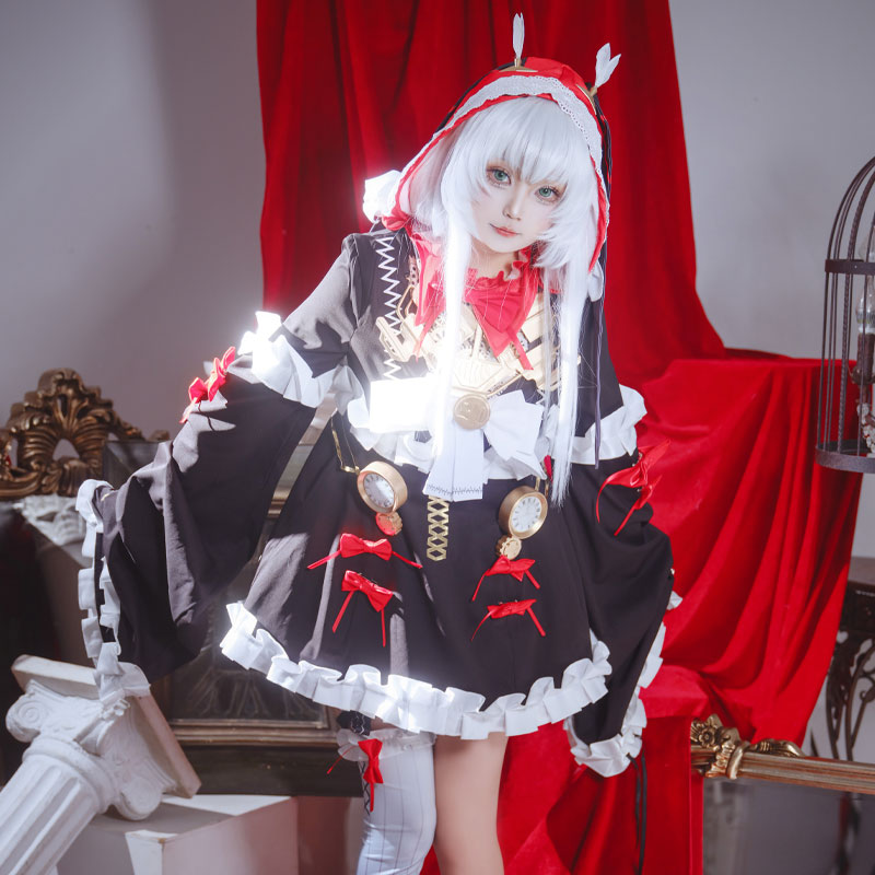 Punishing: Gray Raven Red Hoodie No.21 XXI Cosplay