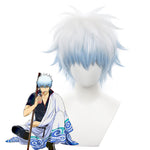 Gintama Sakata Gintoki Cosplay Wigs