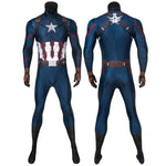 Avengers: Endgame Steven Rogers Captain America Jumpsuit Cosplay Costumes