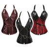 European Style Palace Punk belt Style Tight Halter Neck Corset Halloween Cosplay Costumes