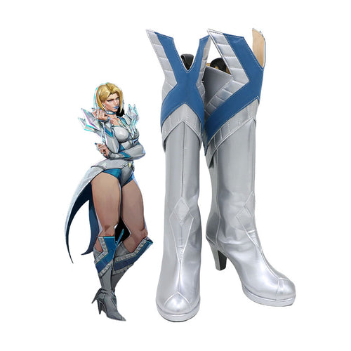 Marvel Rivals Emma Frost White Queen Cosplay Shoes