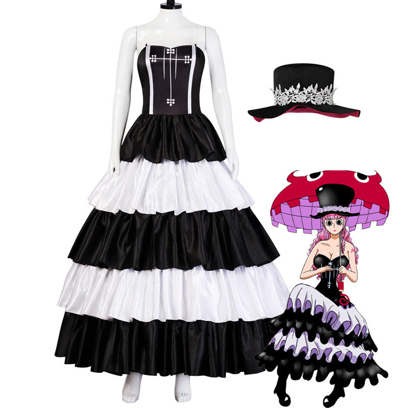 ONE PIECE Ghost Princess Perona Cosplay Costume