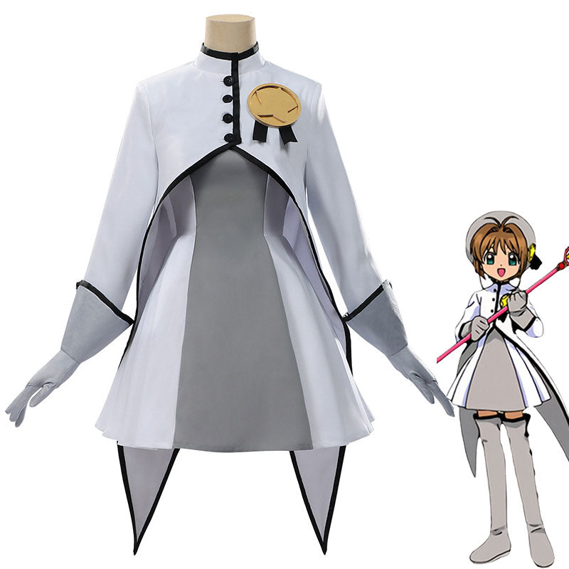 Cardcaptor Sakura Sakura Kinomoto Grey Star Cosplay Costumes Cardcaptor Sakura Sakura Kinomoto Grey Star Cosplay Costumes