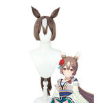 Uma Musume Pretty Derby Satono Diamond Cosplay Wig With Ear Props