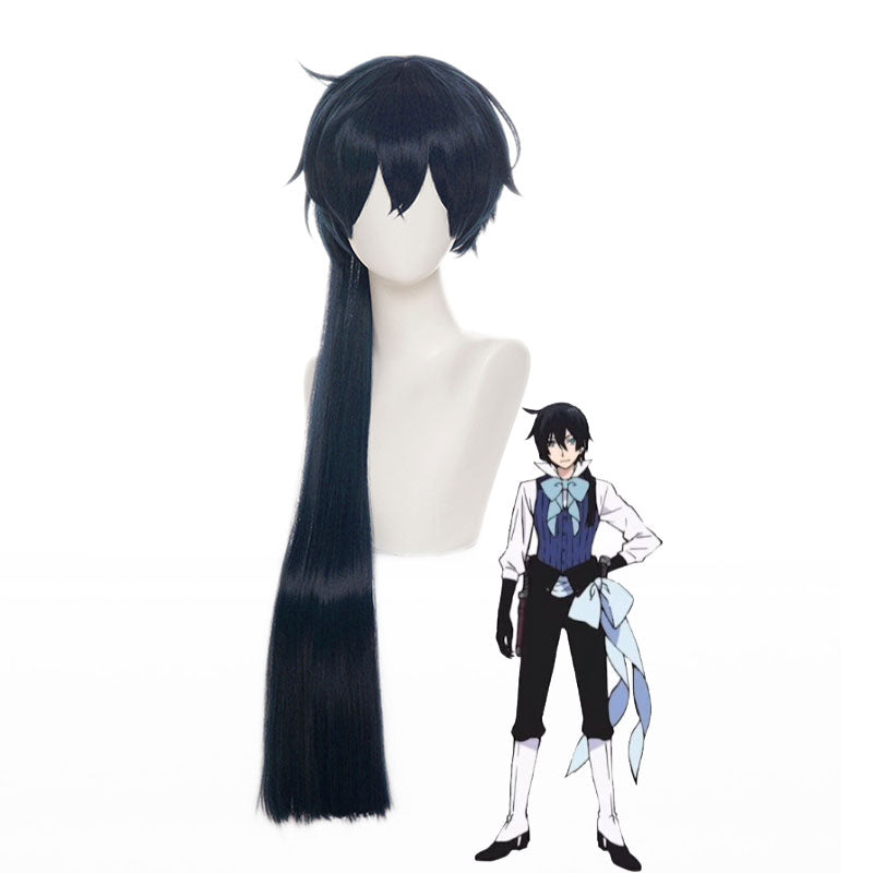 Anime The Case Study of Vanitas Vanitas Black Long Cosplay Wigs