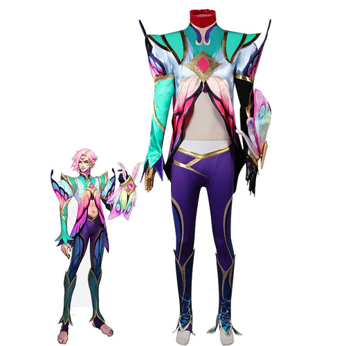 LOL Faerie Court Ezreal Cosplay Costume