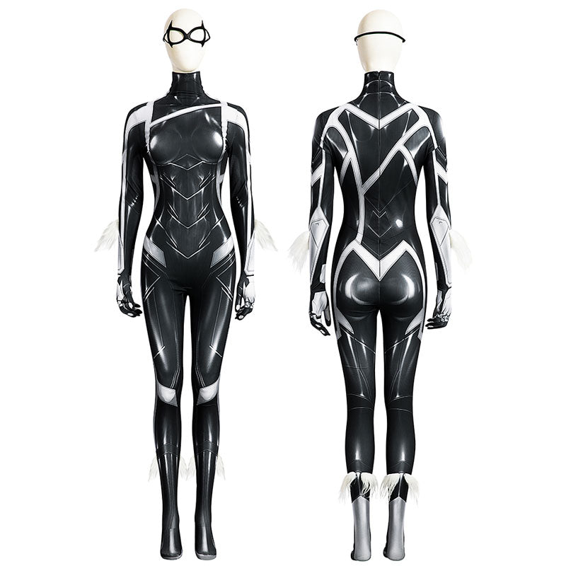 Marvel's Spider-Man 2 Felicia Hardy Black Cat Jumpsuit Cosplay Costumes