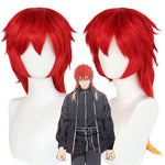 Aime Wind Breaker Chika Takiishi Red Yellow Cosplay Wig