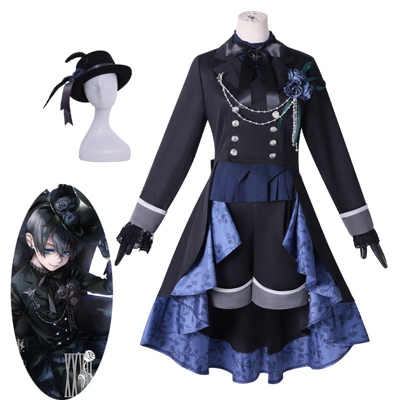 Black Butler: Emerald Witch Arc Real Ciel Phantomhive Cosplay Costume