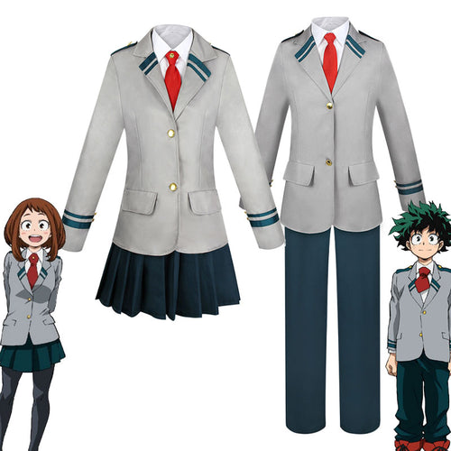 Anime My Hero Academia Female School Uniform Cosplay Costume