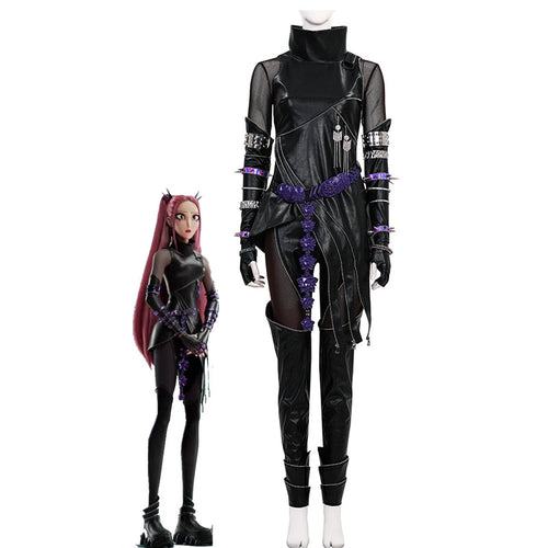 KPop Demon Hunters Mira Combat Suit Cosplay Costumes