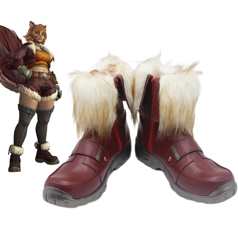 Game Marvel Rivals Squirrel Girl Cosplay Shoes