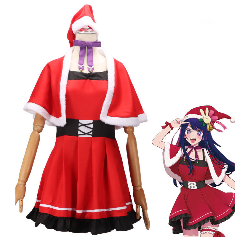 Oshi no Ko Ai Hoshino Christmas Cosplay Costumes