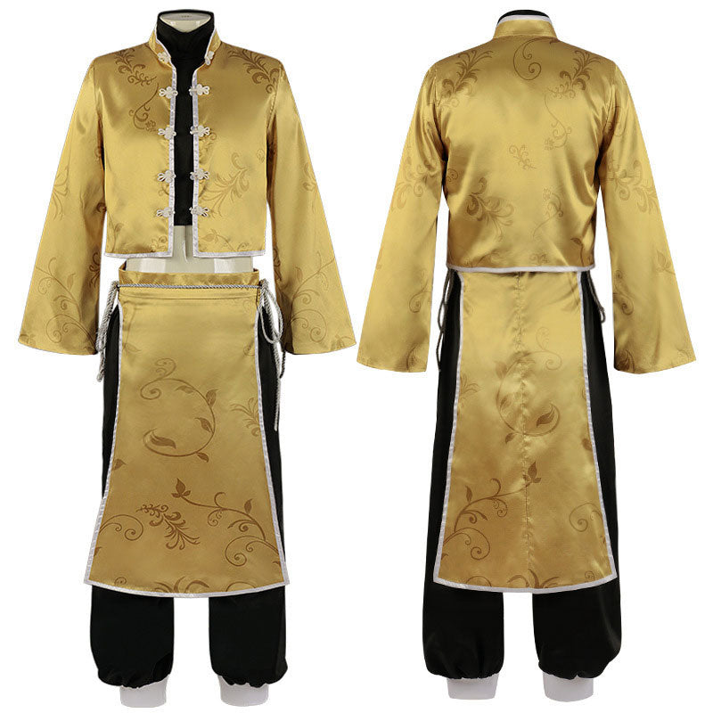 Anime Blue Lock Meguru Bachira China Kung Fu Style Cosplay Costumes