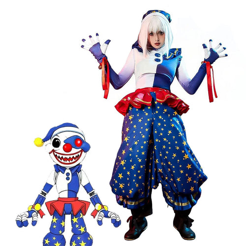 Game Five Nights at Freddy's Moon Halloween Clown Cosplay Costumes