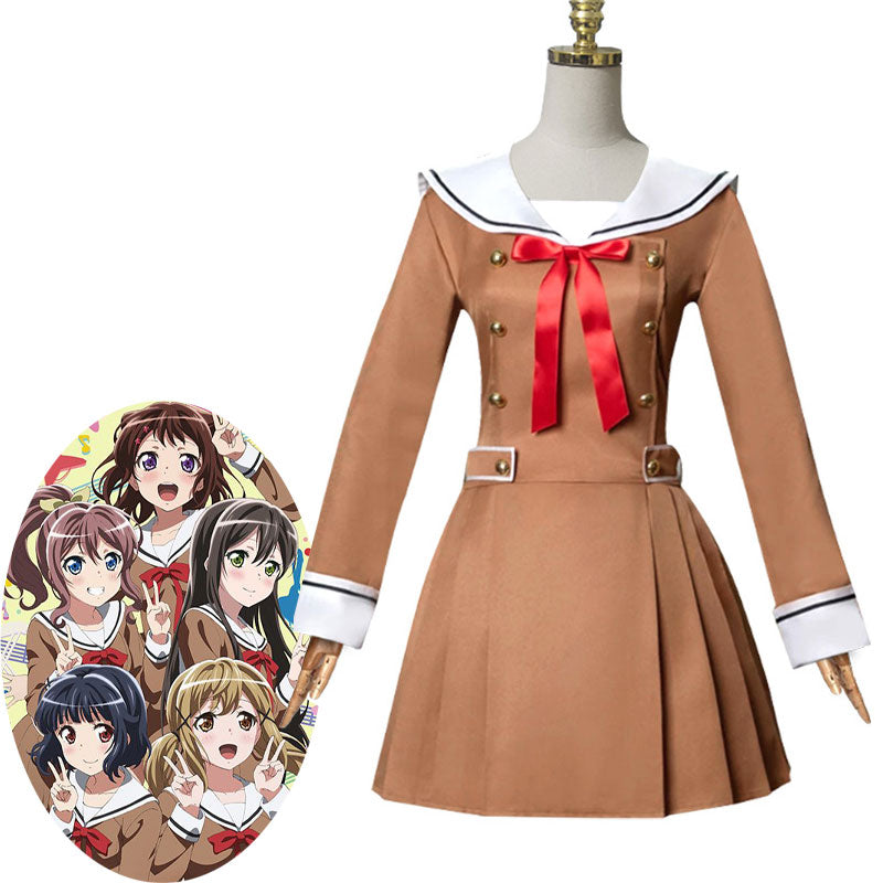 BanG Dream! Saya Yamabuki Uniform Cosplay Costumes