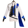 Final Fantasy XIV Seneschal Prince's Attire Dragon Rider Blue Cosplay Costumes
