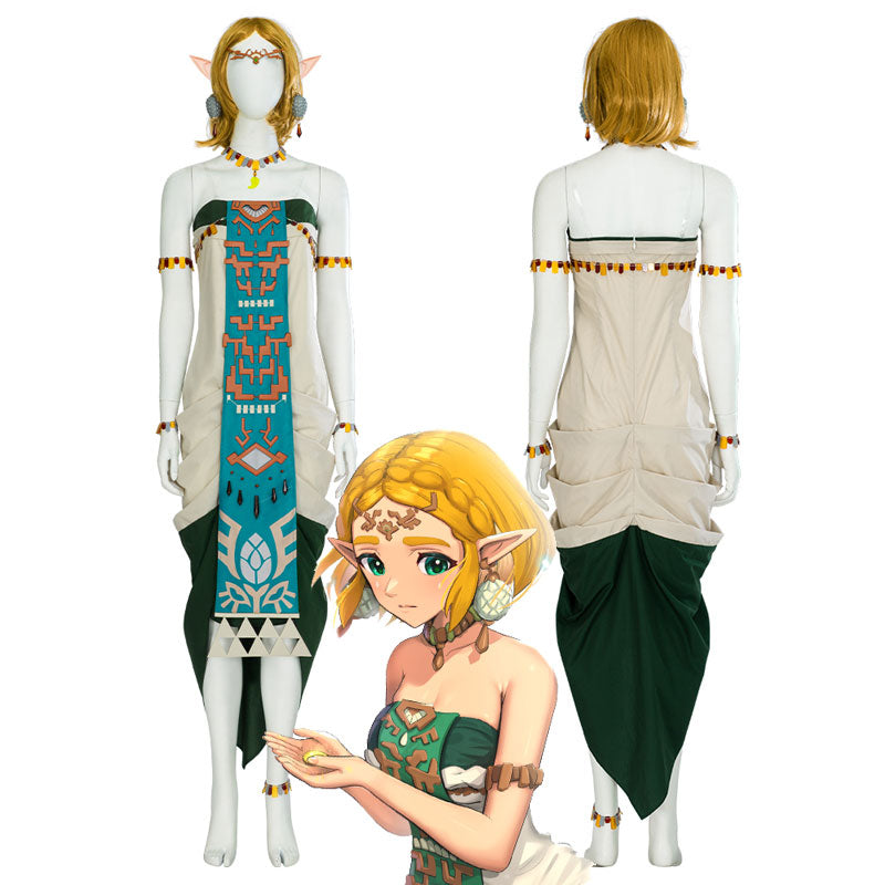 The Legend of Zelda: Tears of The Kingdom Zelda Princess Cosplay Costumes The Legend of Zelda: Tears of The Kingdom Zelda Princess Cosplay Costumes
