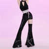 New Panty & Stocking with Garterbelt Polyurethane Black Cosplay Costumes