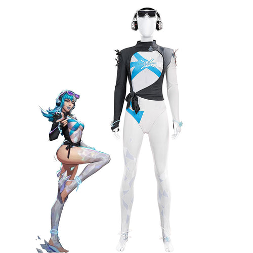 Marvel Rivals Cool Summer Luna Snow Cosplay Costumes