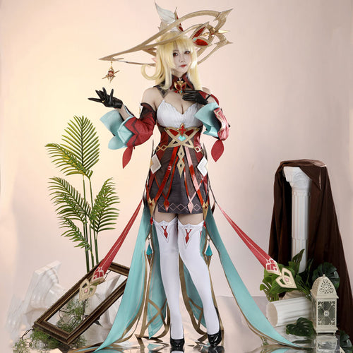 Genshin Impact Hexenzirkel Alice Cosplay Costumes