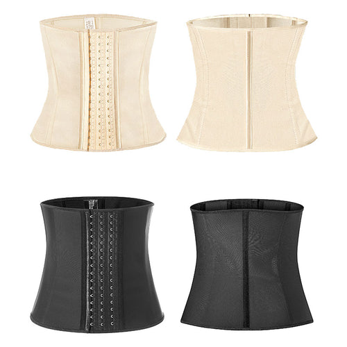 Sports Abdominal Fitness Waist Belt Latex Corset Three-layer Rubber Corset Cosplay Costumes