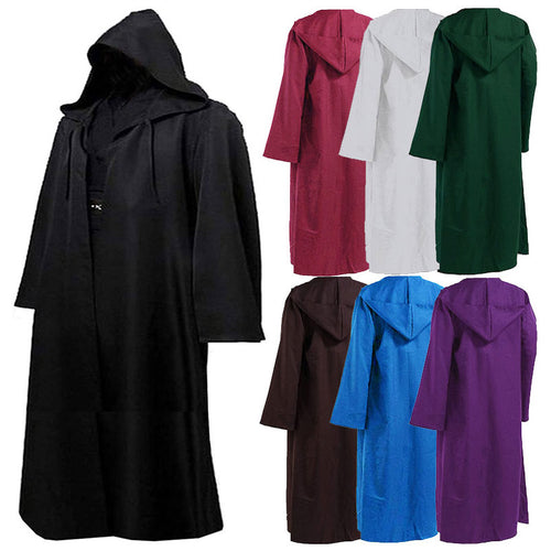 European Halloween Jedi Cloak Cape Robe Cosplay Costumes