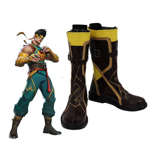 Marvel Rivals Iron Fist Cosplay Shoes