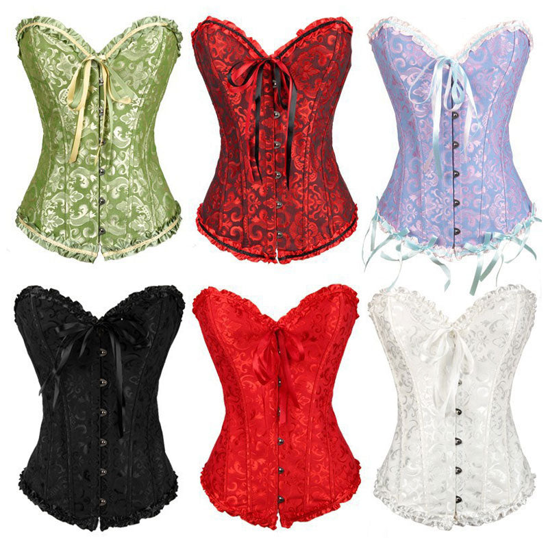 European Style Chest Support And Sexy Palace Corset Halloween Cosplay Costumes