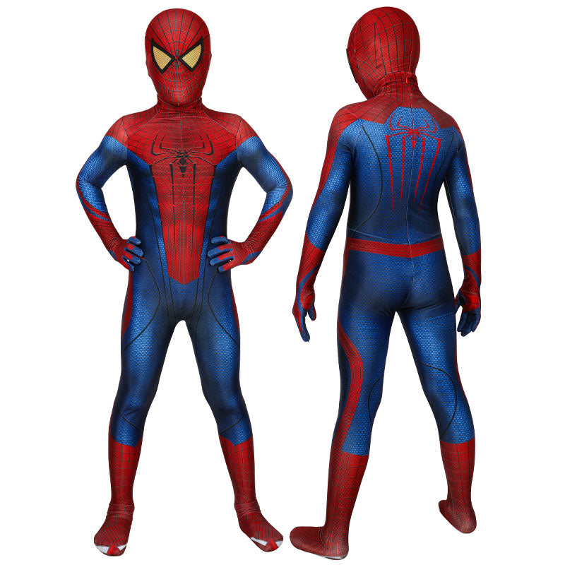 The Amazing Spider-Man Peter Parker Child Jumpsuits Cosplay Costume