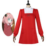 SPY×FAMILY Code White Anya Forger Red Cosplay Costumes